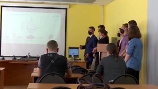 Студенты СибГИУ - участники научно-технической конференции ЕВРАЗ ЗСМК