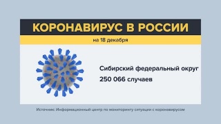 Сибирь преодолела отметку в 250 тыс заболевших