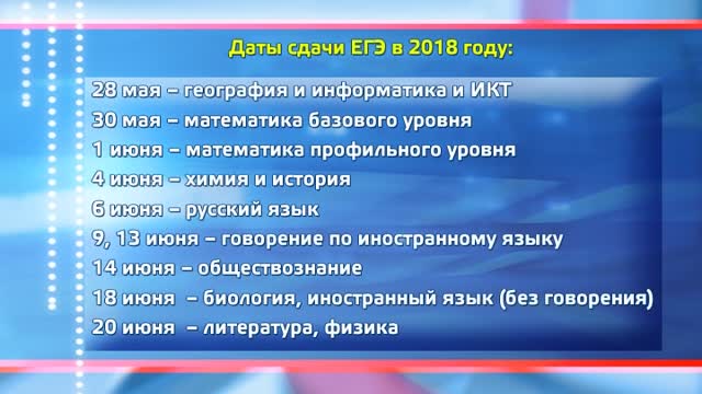 Егэ 2018 изменения даты Егэ 2018 изменения даты