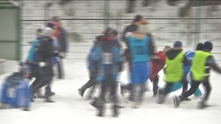 Соревнования по регби на снегу 