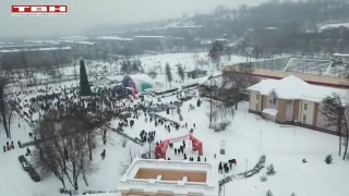 Новокузнецк встречал Деда Мороза Кузбасса 