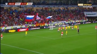Александр Головин помог сборной России победить Казахстан 