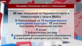 20 тысяч посещений по Пушкинской карте