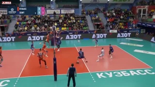 Волейбольный «Кузбасс» завершил выступление в регулярном чемпионате Суперлиги 