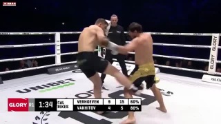 Артём Вахитов проиграл титульный бой в Glory