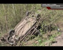 По дороге в Осиново Плесо перевернулся автомобиль