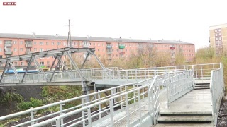 Открыт новый пешеходный мост в Куйбышевском районе