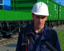 Столыпинский вагон и паровоз для парка техники