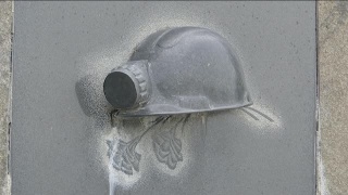 Озеленение мемориала в поселке Тайжина