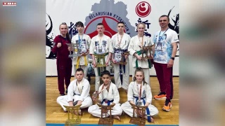 Каратисты Новокузнецка завоевали медали в Минске 