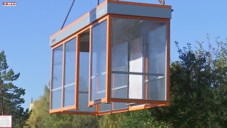 Новые остановочные павильоны на Космическом