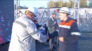 Трудовой рекорд на шахте «Большевик»