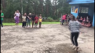 Шахтеры в гостях в детском лагере