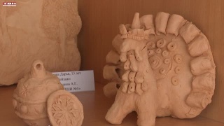 Скульптуры из глины в ДШИ №1
