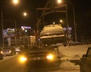 Эвакуация машин началась