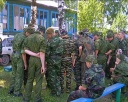 Спасатели в гостях у юных десантников 