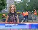 Внутреннюю дорогу на Октябрьском асфальтировали
