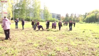 Посадка деревьев в Орджоникидзевском районе