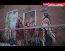 В Крепости строили снежные крепости