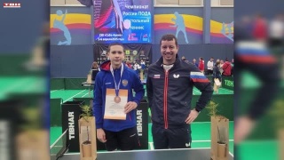 Бронза чемпионата России по настольному теннису (ПОДА)
